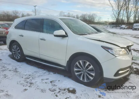 2014 Acura Mdx Technology from USA, damaged, VIN 5FRYD3H40EB020711